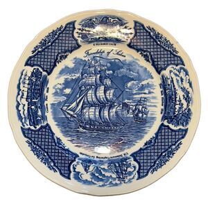 Alfred Meakin 1970’s Friendship of Salem Fair Winds Collectible Plate 10.5” #4